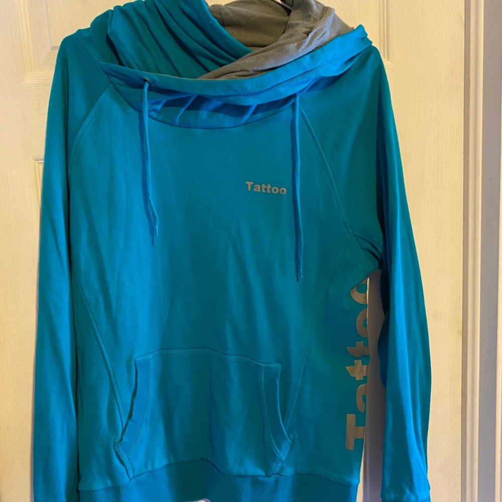Tattoo aqua hoodie